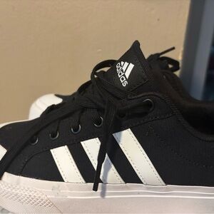 Adidas Black and White Sneakers 8.5